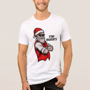 En Tri-matière T-shirt Stay Naughty