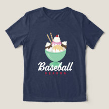 T-shirt Sundae de crème glacée de la saison de bas