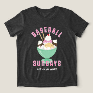 En Tri-matière T-shirt Travel Baseball les dimanches crème glacée