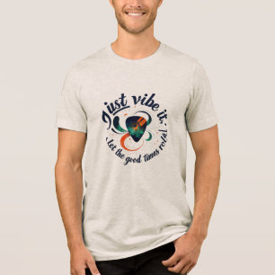 En Tri-matière T-Shirt Tri-mélange Bella+Canvas pour les Amoureux