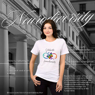 En Tri-matière T-Shirt Tri-Mélange Célébrer la Neurodiversité
