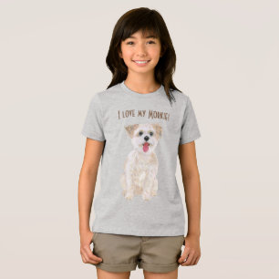 En Tri-matière T-shirt tri-mélange Sweet Morkie Girl