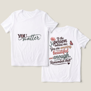 En Tri-matière T-shirt tri-mélange Vous Comptez