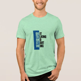 En Tri-matière T-Shirt vert demi-manches