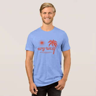 En Tri-matière T-shirt vintage Key West Tropical