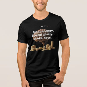 En Tri-matière T-shirt Wealth Mindset - Devis Smart Money Teote p