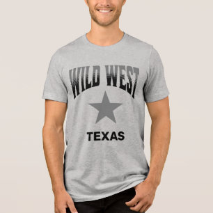En Tri-matière T-shirt Wild West Cowboy Texas