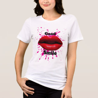 En Tri-matière T-shirt with good smile