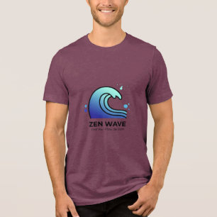 En Tri-matière T-Shirt Zen Wave Trouvez Votre Flux
