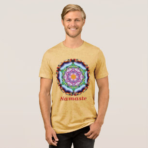 En Tri-matière T-shirt Zionesque Namaste Kaléidoscope