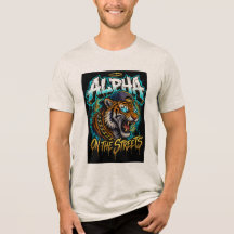 Titre : T-Shirt Streetwear Coloré au Motif de Tigr