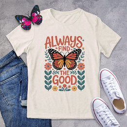 En Tri-matière Toujours trouver le bon T-shirt papillon