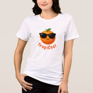 En Tri-matière TropiCool Orange - T-shirt Fruits doux et ensoleil