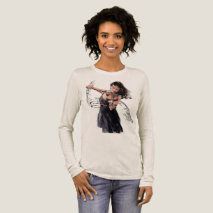 En Tri-matière violon féminin t-shirt violon