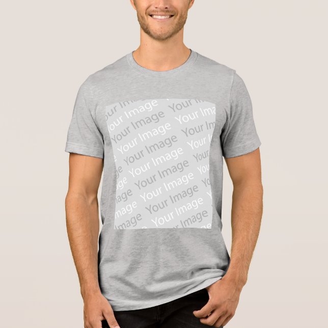 En Tri-matière Votre image Premium Bella Canvas Tri-Blend T-shirt (Recto)
