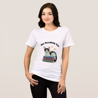En Tri-matière Women's T-shirt - The Reading Cat