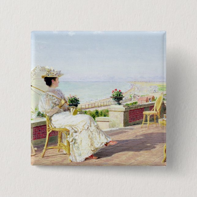 En Vacance Button (Vorderseite)