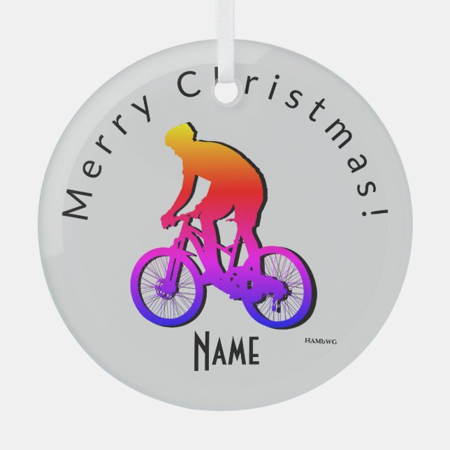 En Verre Ornement cycliste (Recto)