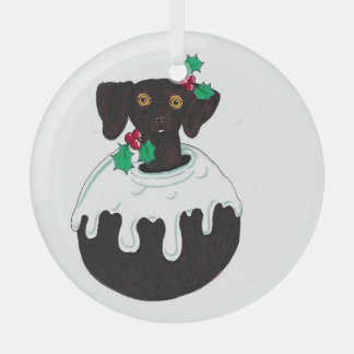 En Verre ornement de l'arbre du printemps de noël
