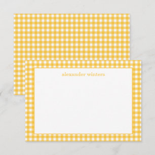 en vichy Cartes de notes personnalisées