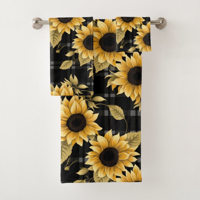 en vichy Motif tournesol (En situation)