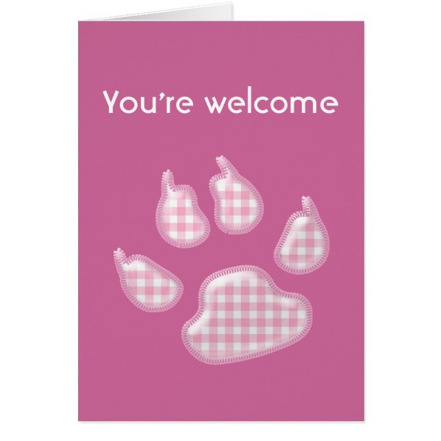 en vichy patte de chien - rose (Devant)