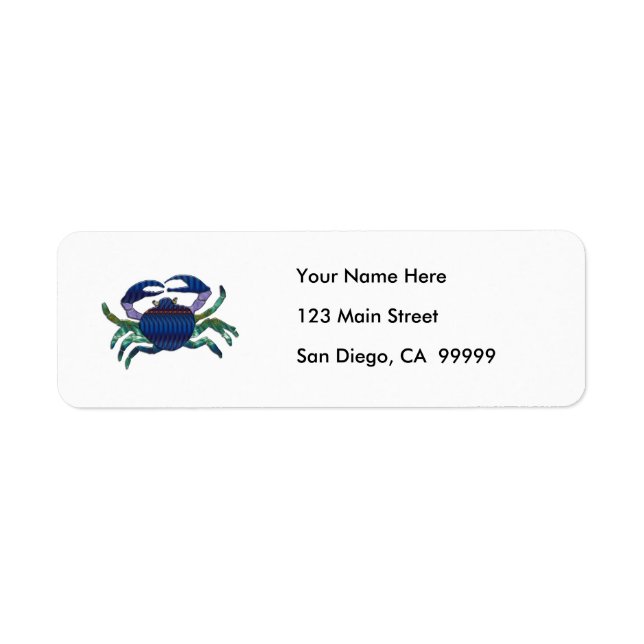 Enameled Blue Crab (Vorne)