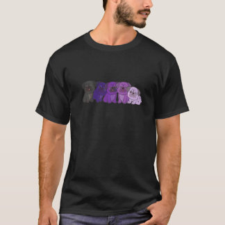 Enbian-Flagge Stolz Lgbtq Hunde Enbian Mops T-Shirt