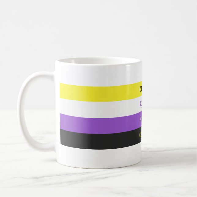 Enby Binary Mug (Gauche)