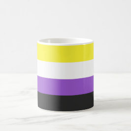 Enby-Flag (nicht binärer Stolz) Kaffeetasse