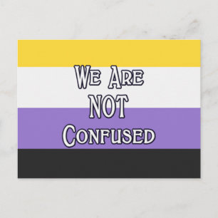 Enby We are... Postkarte