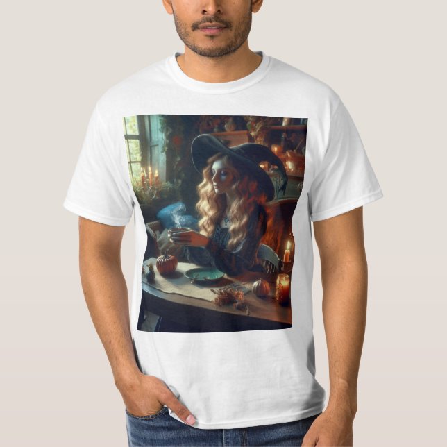Encantadora Bruja y su Pócima Misteriosa T-Shirt (Vorderseite)