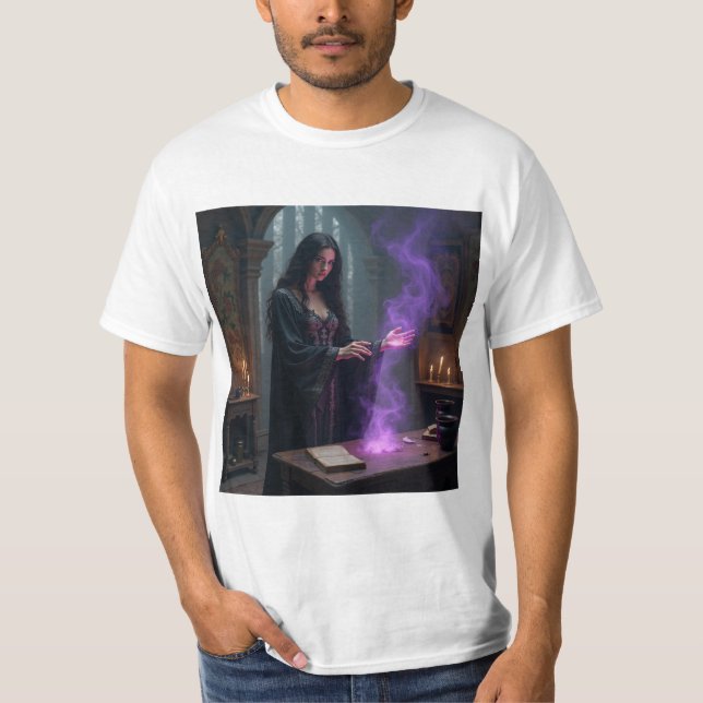 Encantamientos Mágicos: Diseño de Brujería T-Shirt (Vorderseite)