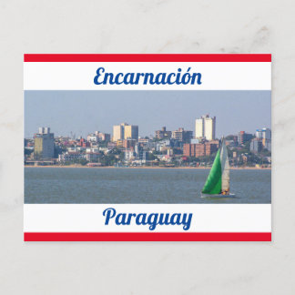Encarnación, Paraguay Postcard Postkarte