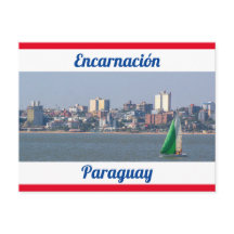 Encarnación, Paraguay Postcard