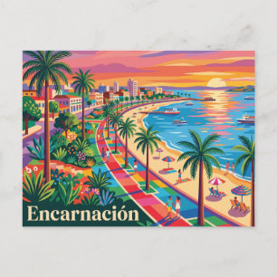 Encarnación Paraguay Postkarte