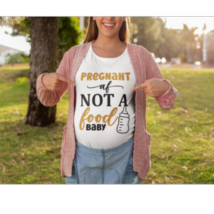 Enceinte AF Humour de Grossesse Maternité Grande T