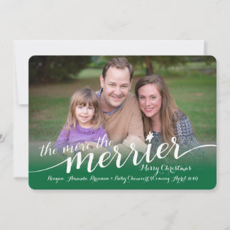Enceinte avec carte de Noël avec photos