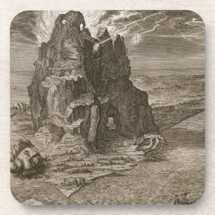 Enceladus begrub unter den Ätna, 1731 (engr Untersetzer
