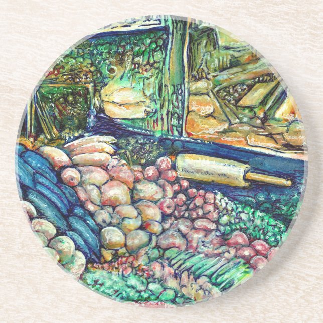 Enceladus Getränkeuntersetzer (Vorne)