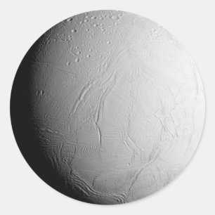 Enceladus Runder Aufkleber