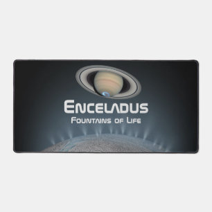 Enceladus Saturn Mondbrunnen Schreibtischunterlage