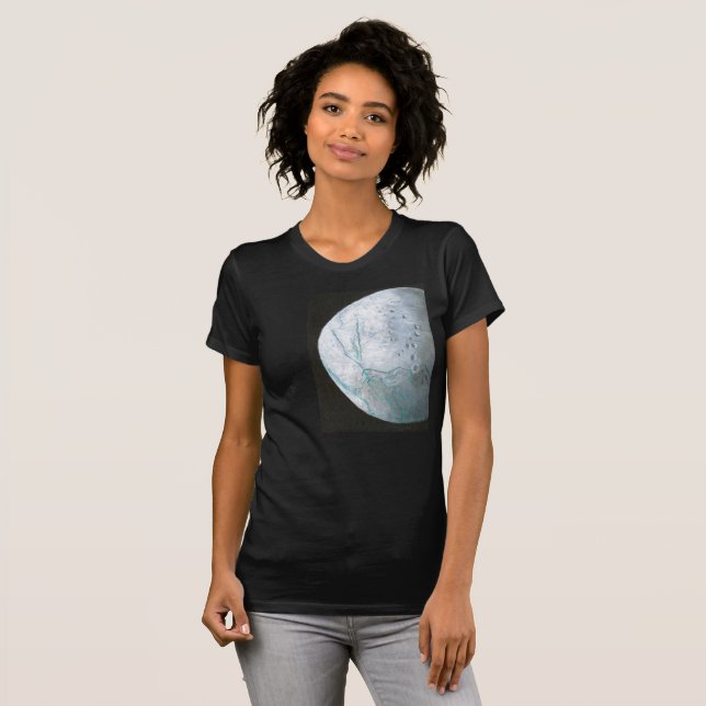 Enceladus-T - Shirt, dunkel, angepasst T-Shirt (Vorne ganz)