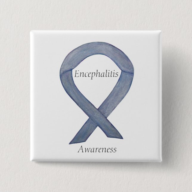 Encephalitis - Benutzerdefiniertes Button für das  (Vorderseite)
