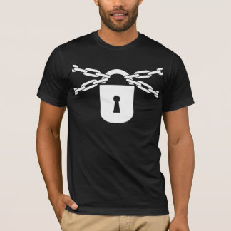 Enchaîné vers le haut du T-shirt (noir)