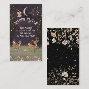 Enchangerée Woodland Moonlight Baby Diaper Visitenkarte