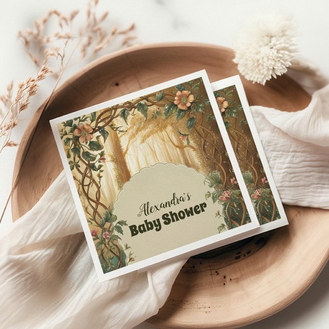 Enchangerie Forest Baby-Dusche Serviette (Von Creator hochgeladen)