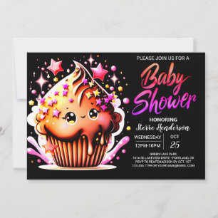 Enchangesehene Whimsy Girl Babydusche Einladung