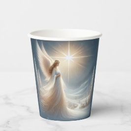 Enchanted Angel Christmas Party Cup Pappbecher