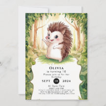 Enchanted Boho Igel Birthday